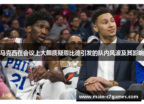 马克西在会议上大胆质疑恩比德引发的队内风波及其影响 马克西在会议上大胆质疑恩比德引发的队内风波及其影响